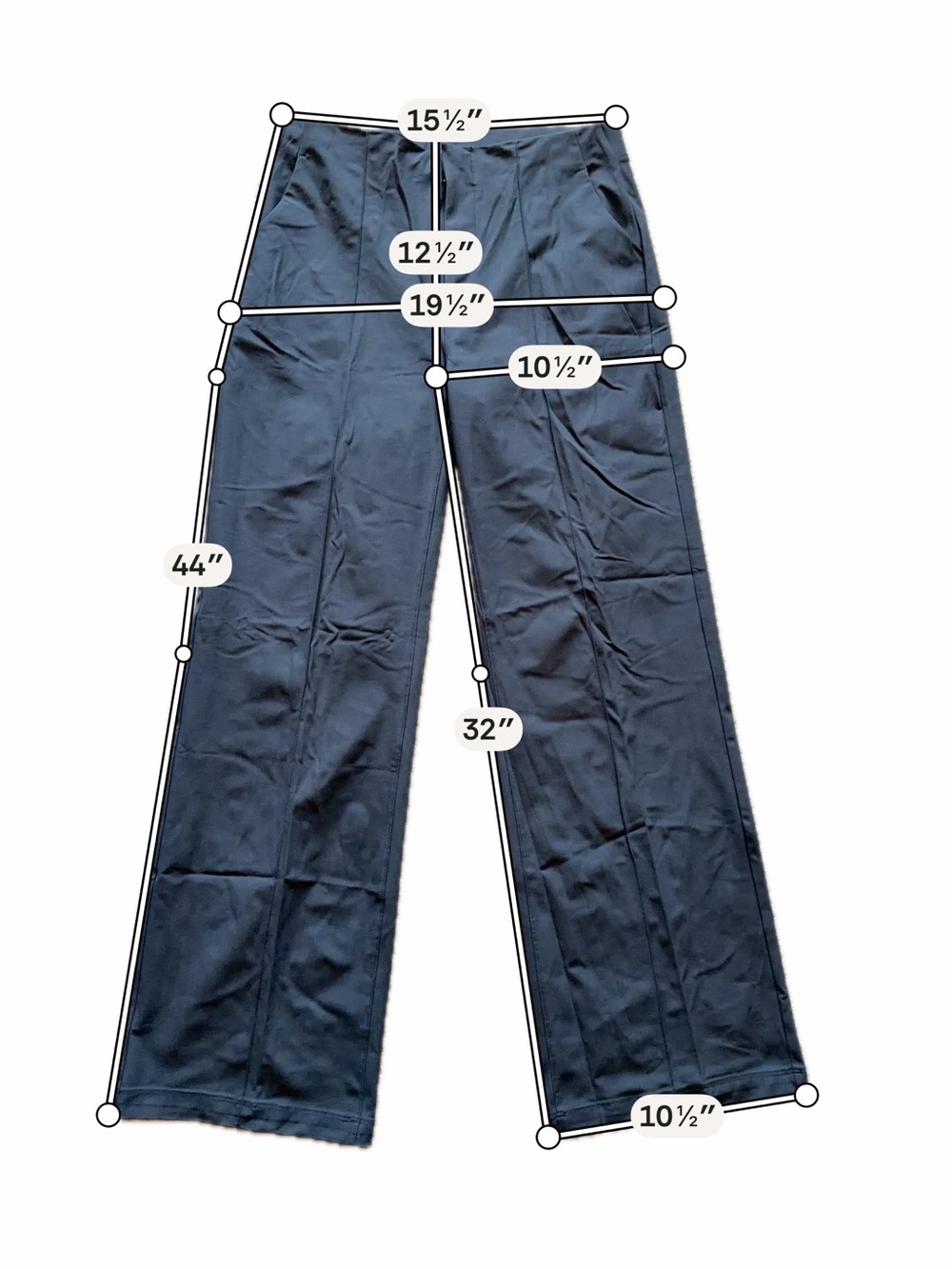 Vuori Wide-Leg Pants in Dark Gray